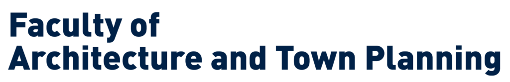Logo of the faculty of architecture an d town planning in the Technion